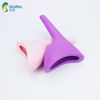 Hot selling Portable Travel Camping Outdoor Standing Pee Reusable silicone Female Women Urinal