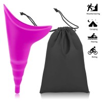 Travelling Camping Tools Outdoor Portable Female Standing Pee Reusable Silicone Urinal Women Toilet Urine Device