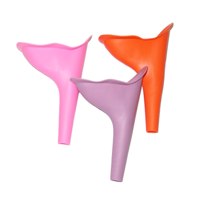 Portable silicone urination device female for outdoor